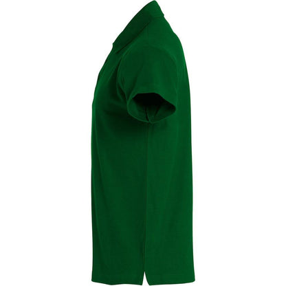Bottle Green - Side - Clique Mens Basic Polo Shirt