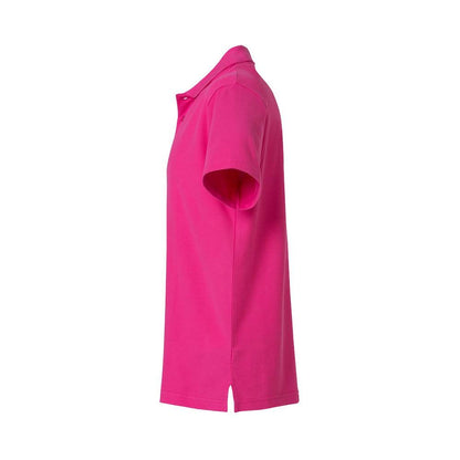 Bright Cerise - Side - Clique Mens Basic Polo Shirt