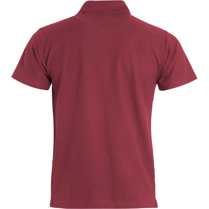 Burgundy - Lifestyle - Clique Mens Basic Polo Shirt