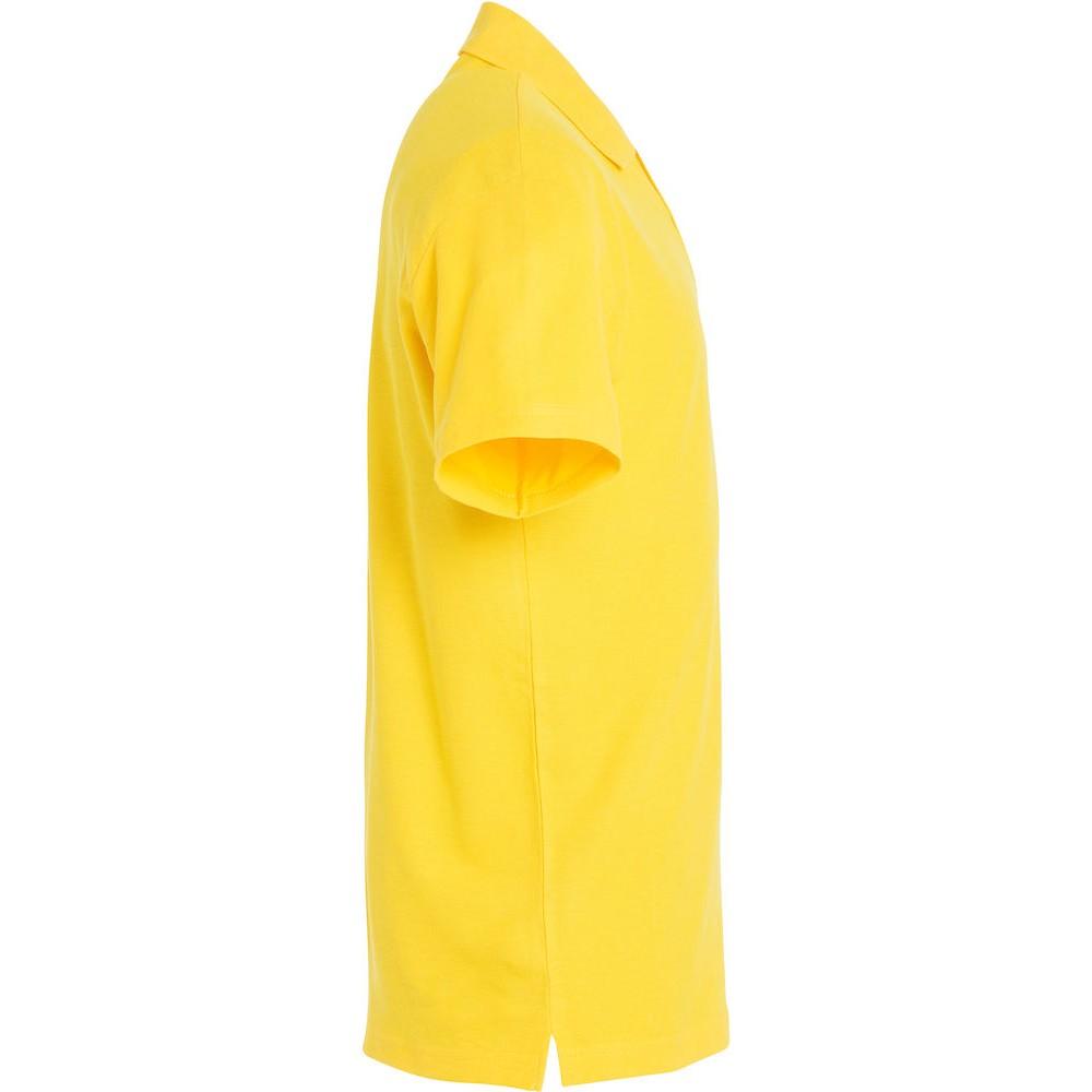 Lemon - Back - Clique Mens Basic Polo Shirt