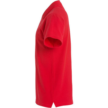 Red - Side - Clique Mens Basic Polo Shirt