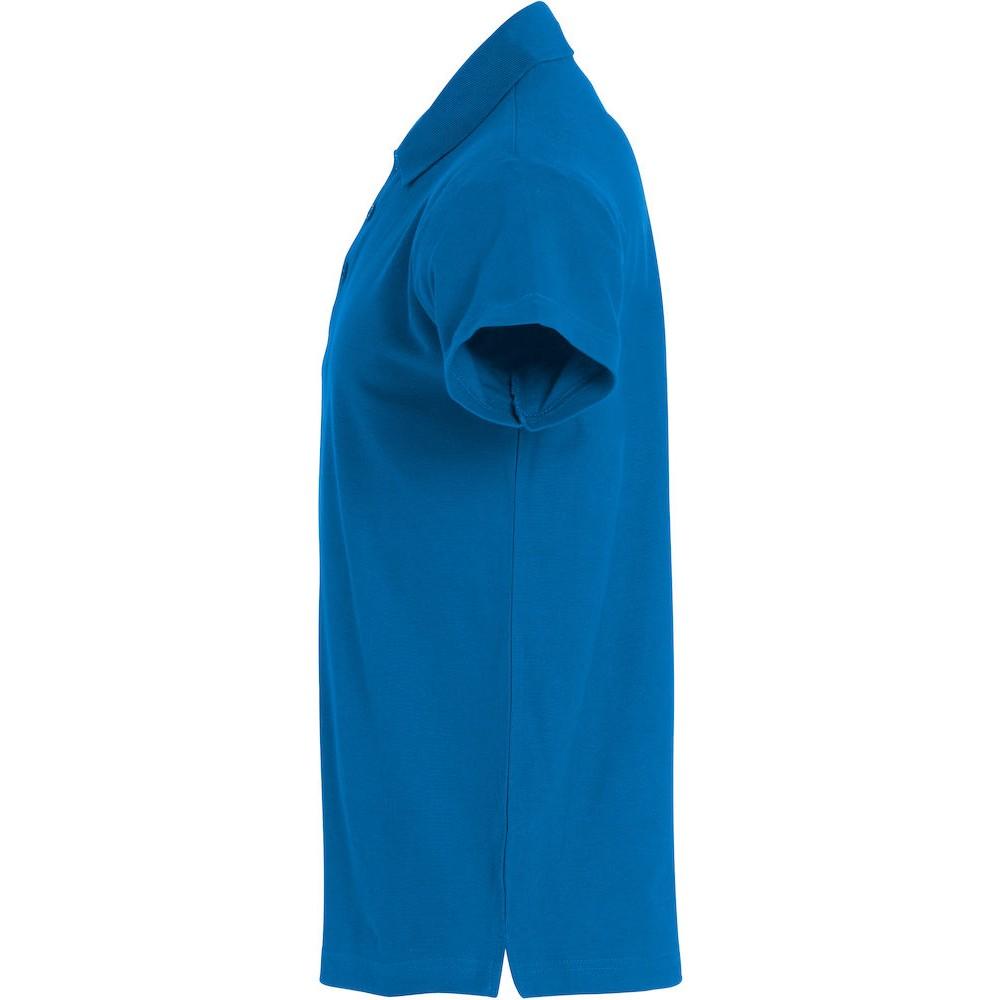 Royal Blue - Side - Clique Mens Basic Polo Shirt
