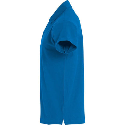 Royal Blue - Side - Clique Mens Basic Polo Shirt