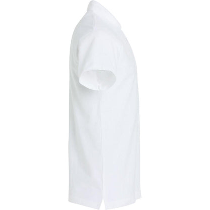 White - Back - Clique Mens Basic Polo Shirt