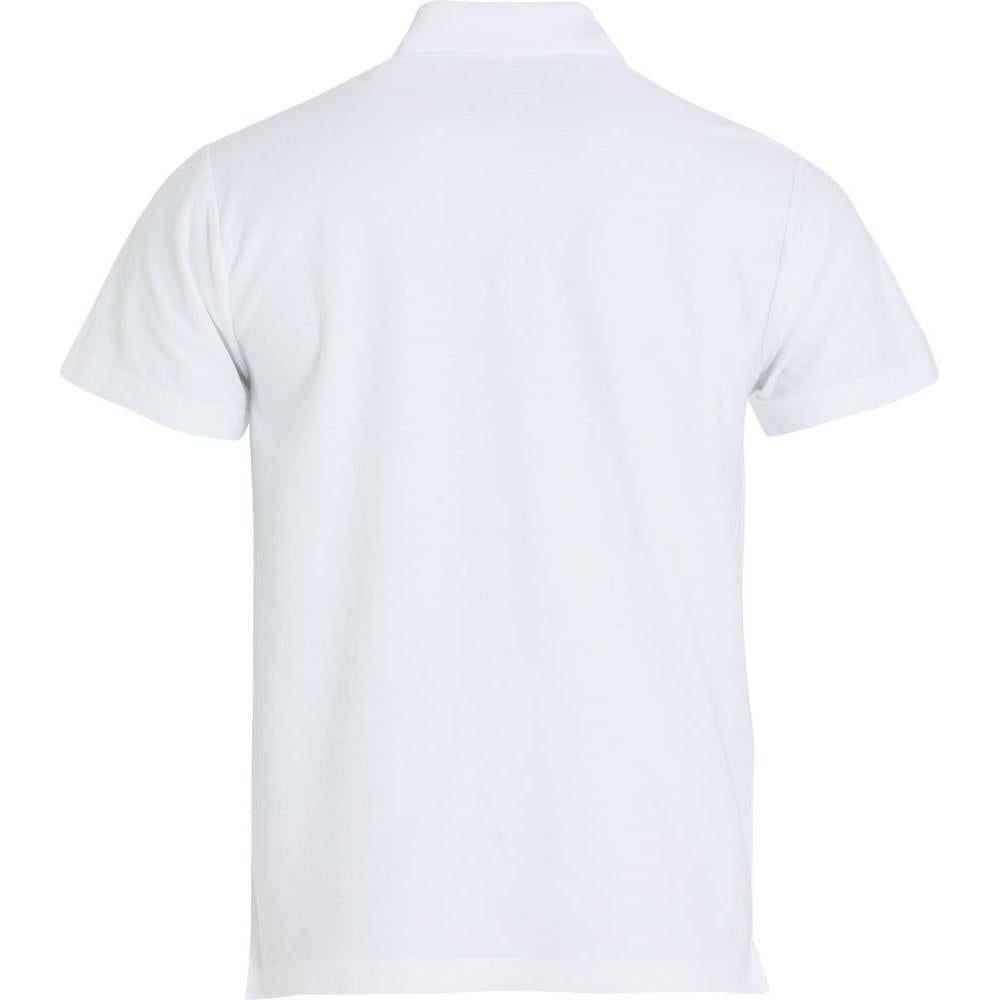 White - Lifestyle - Clique Mens Basic Polo Shirt