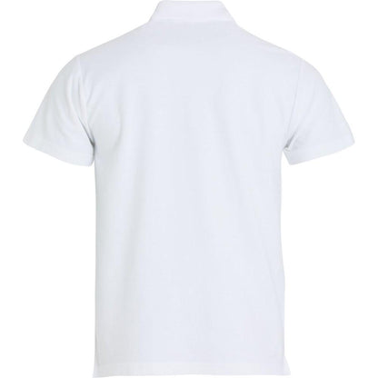 White - Lifestyle - Clique Mens Basic Polo Shirt
