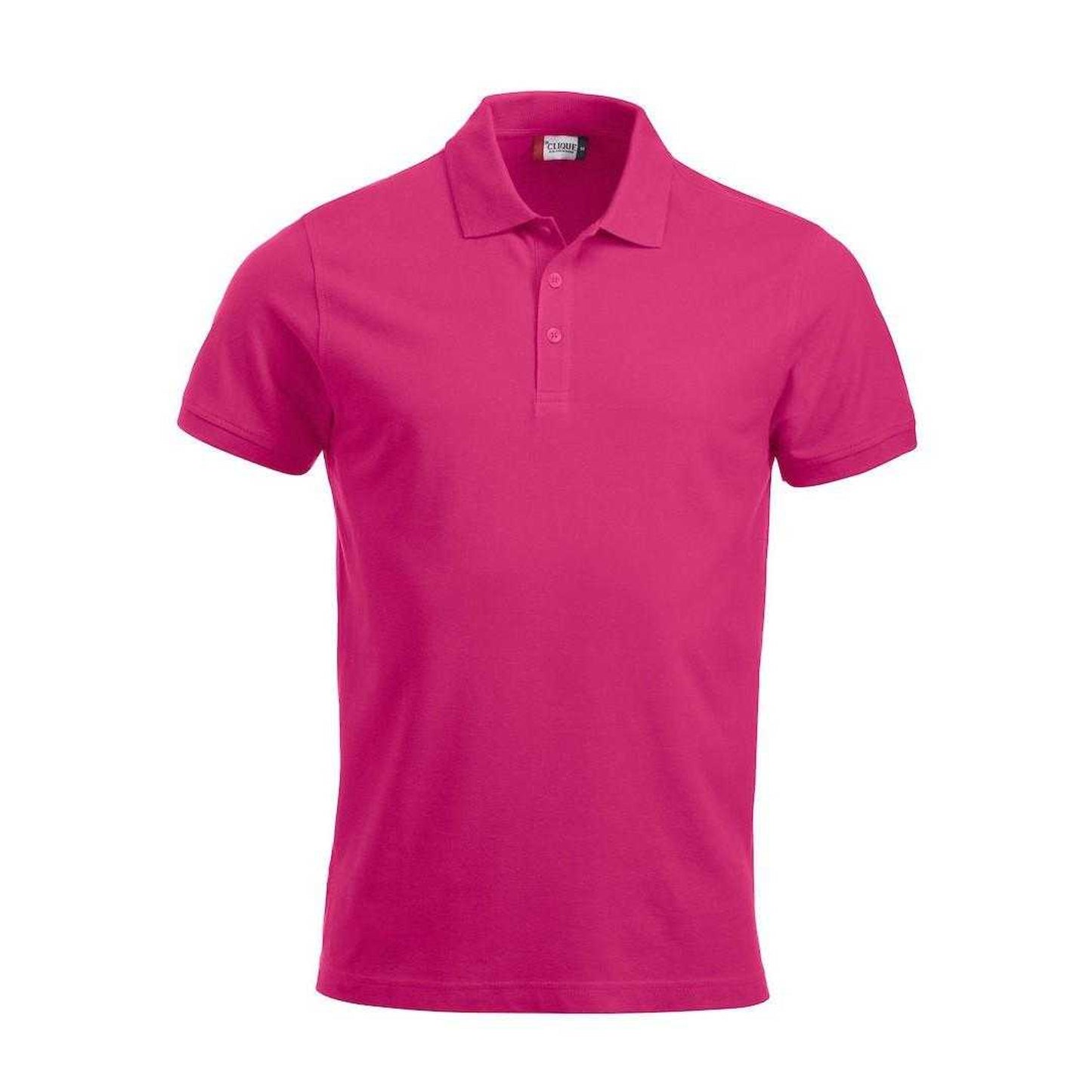 Bright Cerise - Front - Clique Mens Classic Lincoln Polo Shirt