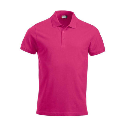 Bright Cerise - Front - Clique Mens Classic Lincoln Polo Shirt