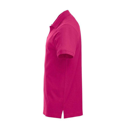 Bright Cerise - Side - Clique Mens Classic Lincoln Polo Shirt