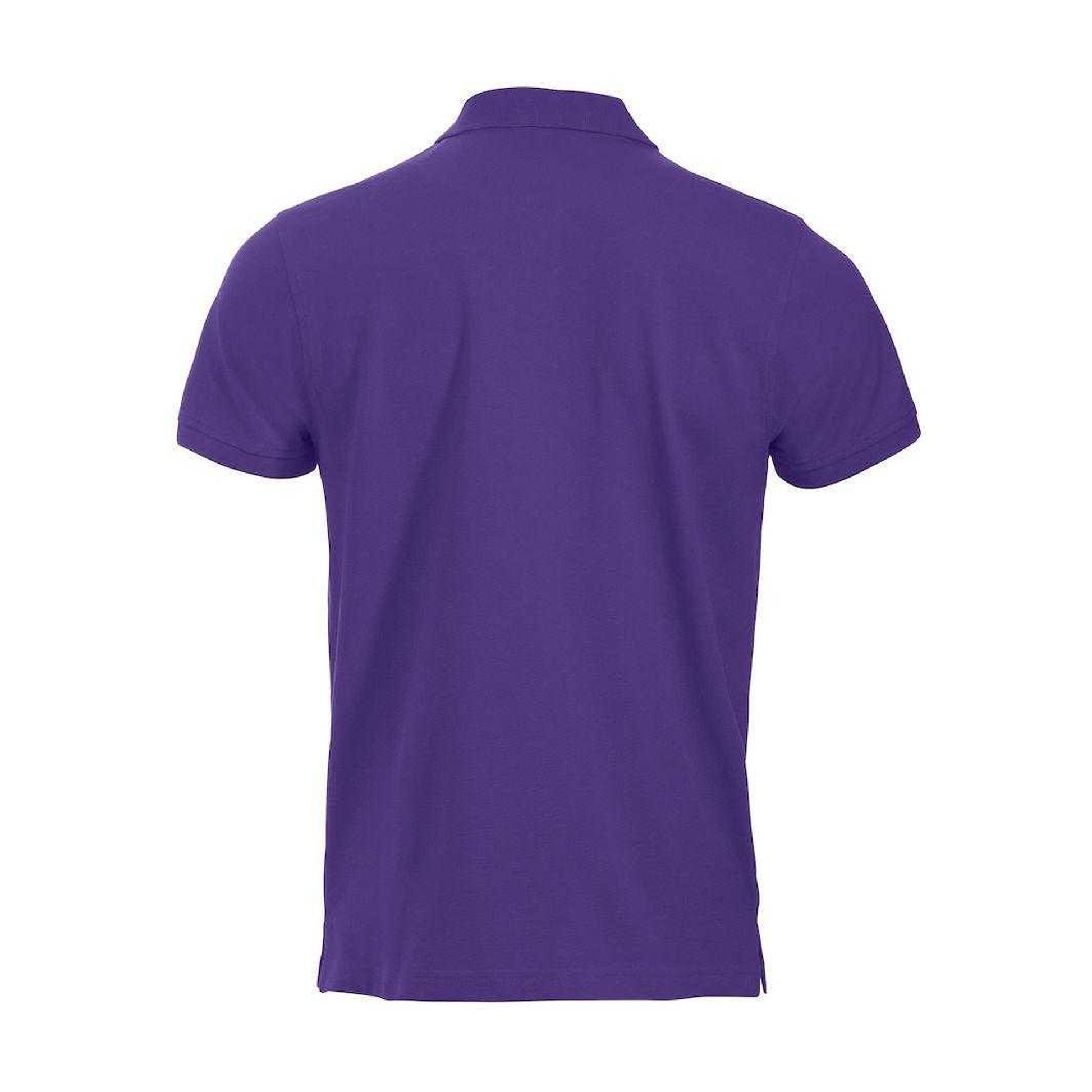 Bright Lilac - Back - Clique Mens Classic Lincoln Polo Shirt