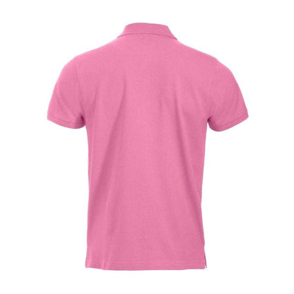 Bright Pink - Back - Clique Mens Classic Lincoln Polo Shirt