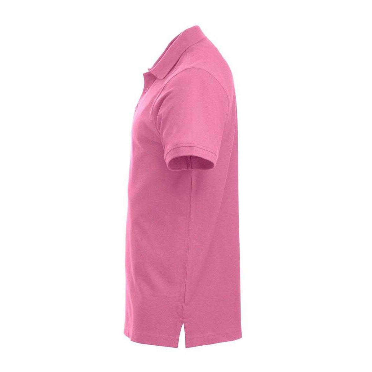 Bright Pink - Side - Clique Mens Classic Lincoln Polo Shirt