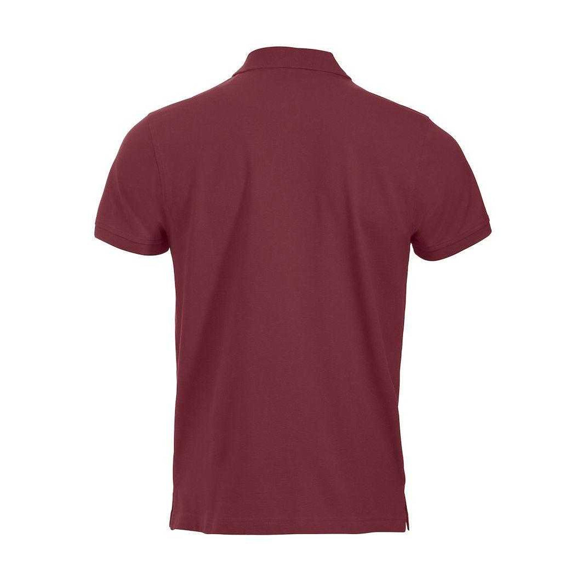Burgundy - Back - Clique Mens Classic Lincoln Polo Shirt