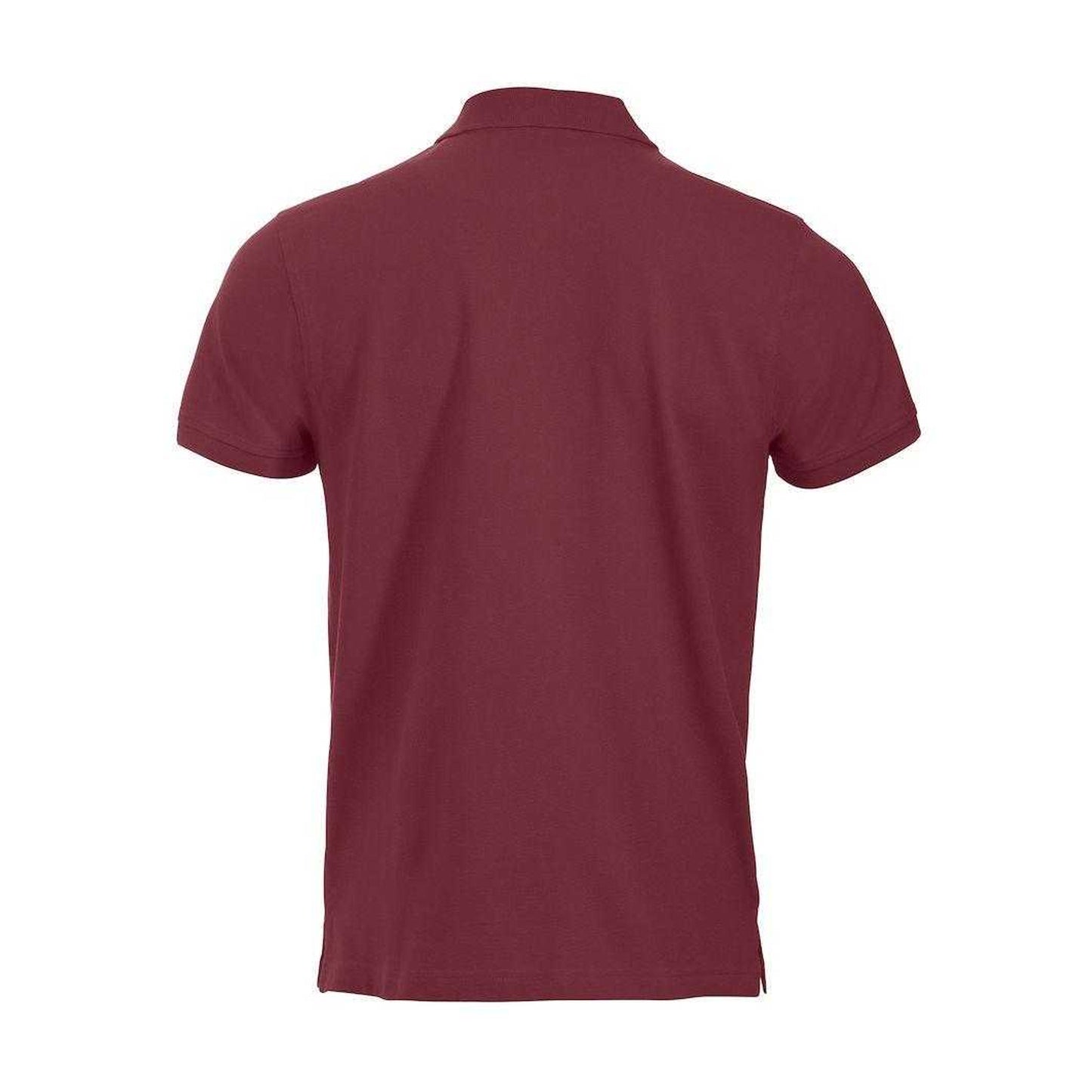 Burgundy - Back - Clique Mens Classic Lincoln Polo Shirt