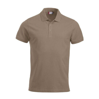 Caffe Latte - Front - Clique Mens Classic Lincoln Polo Shirt