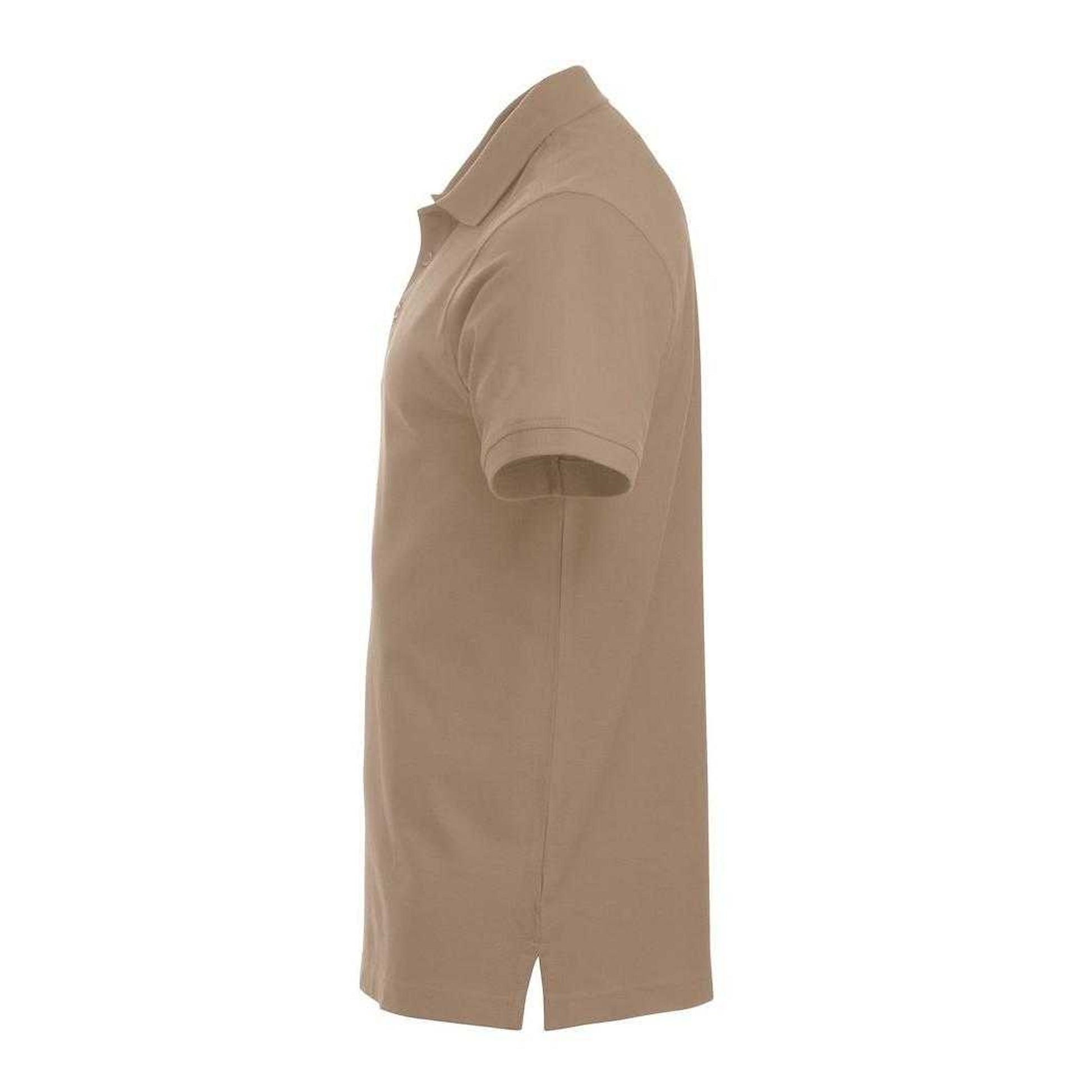 Caffe Latte - Side - Clique Mens Classic Lincoln Polo Shirt
