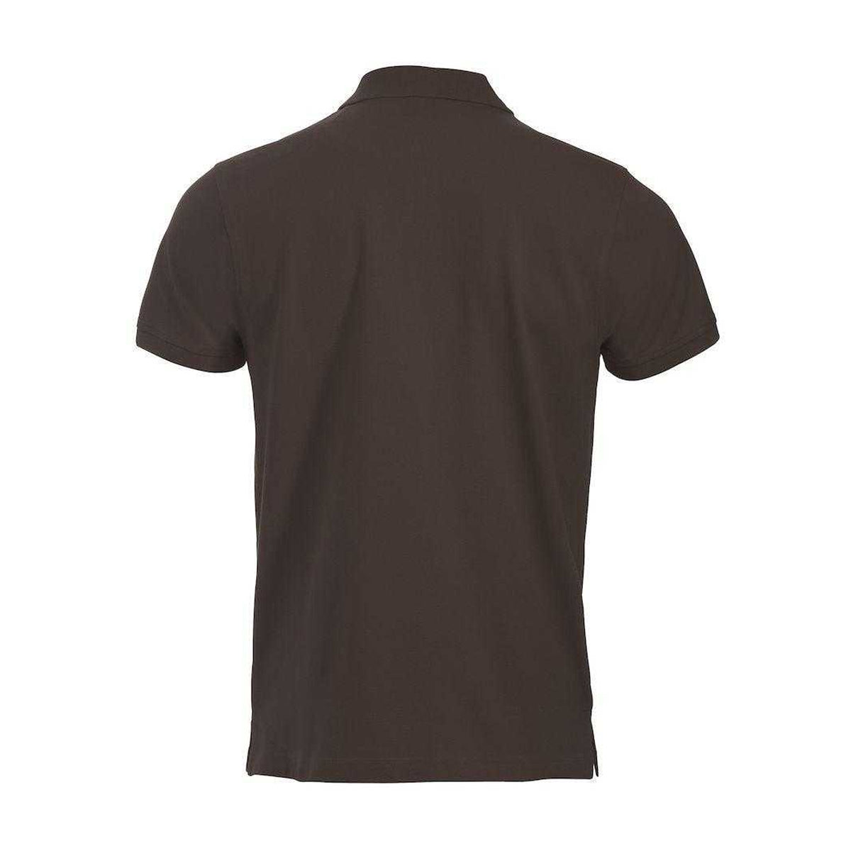 Dark Mocha - Back - Clique Mens Classic Lincoln Polo Shirt