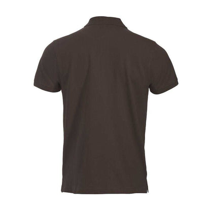 Dark Mocha - Back - Clique Mens Classic Lincoln Polo Shirt