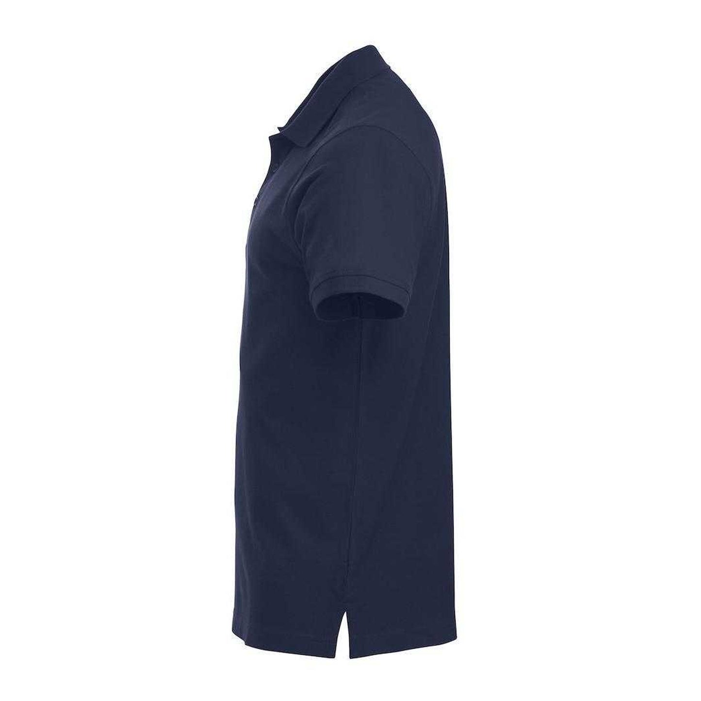 Dark Navy - Side - Clique Mens Classic Lincoln Polo Shirt