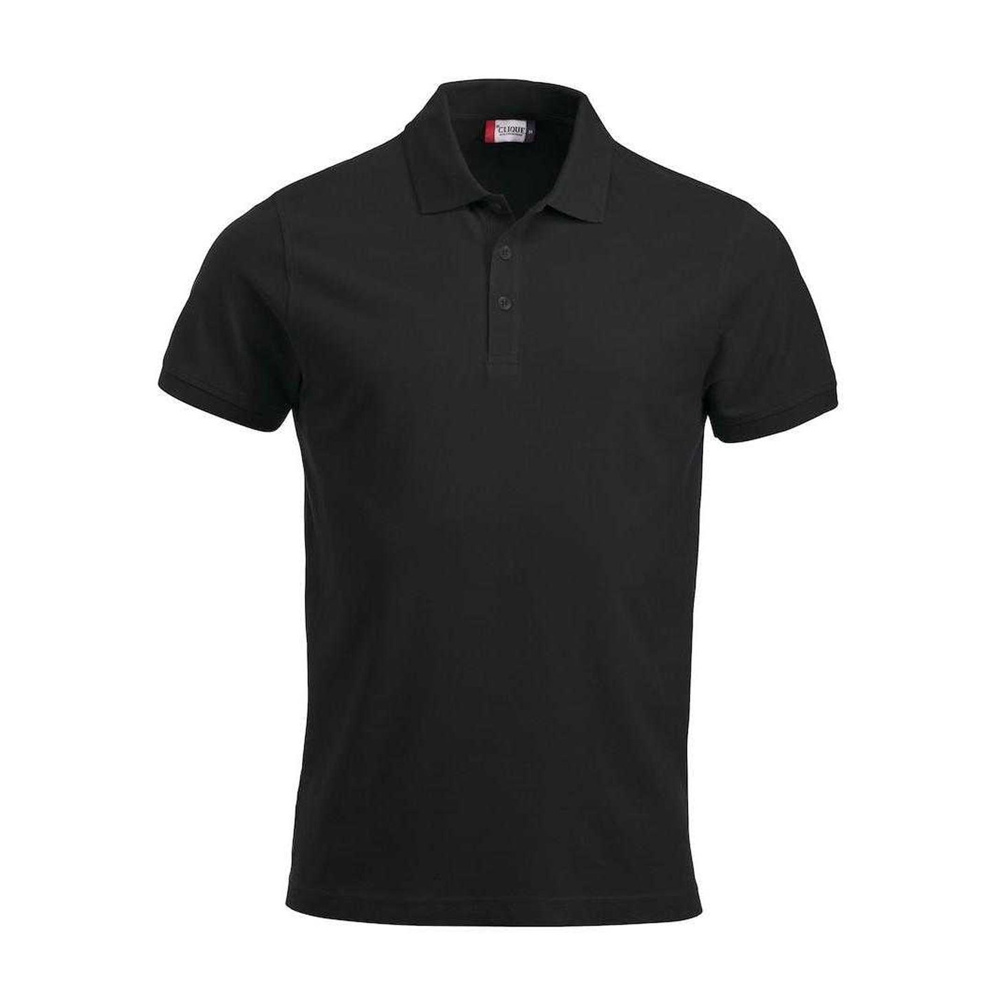 Black - Front - Clique Mens Classic Lincoln Polo Shirt