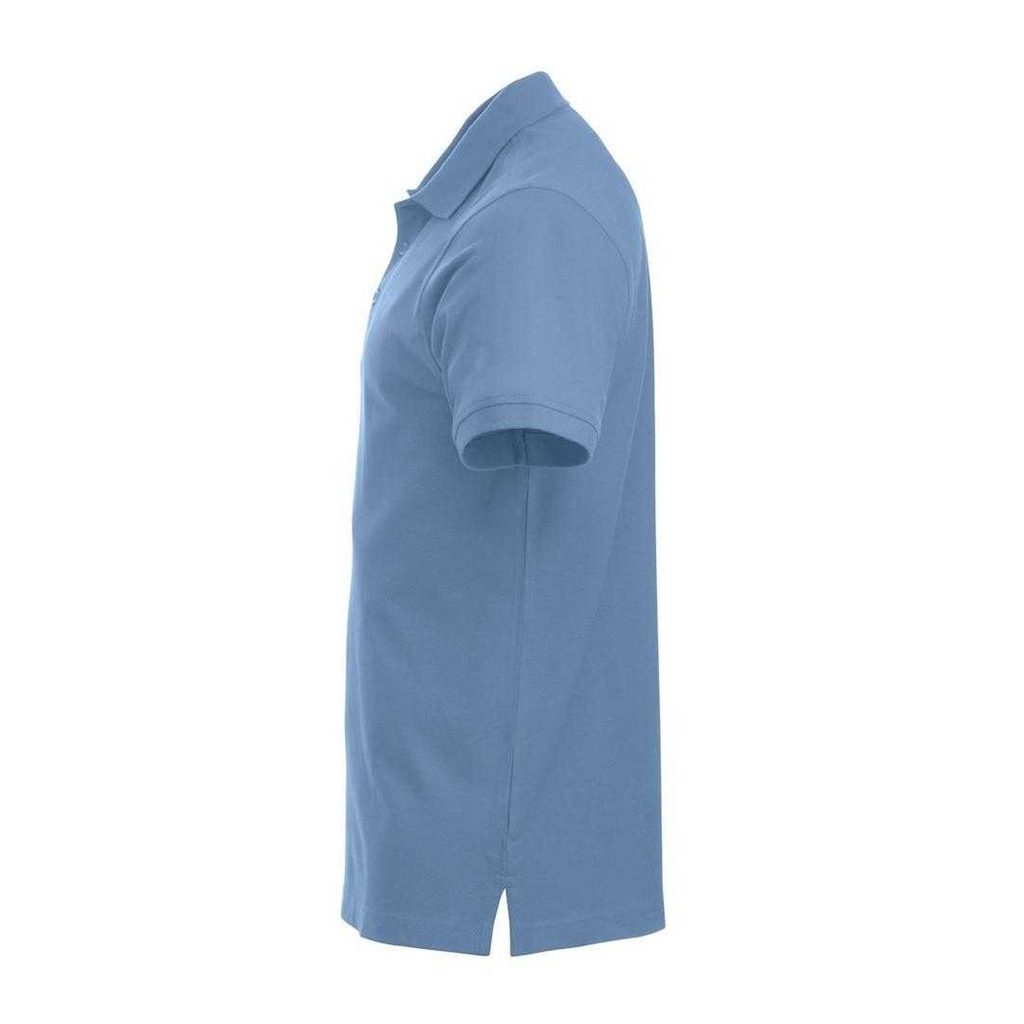 Light Blue - Side - Clique Mens Classic Lincoln Polo Shirt