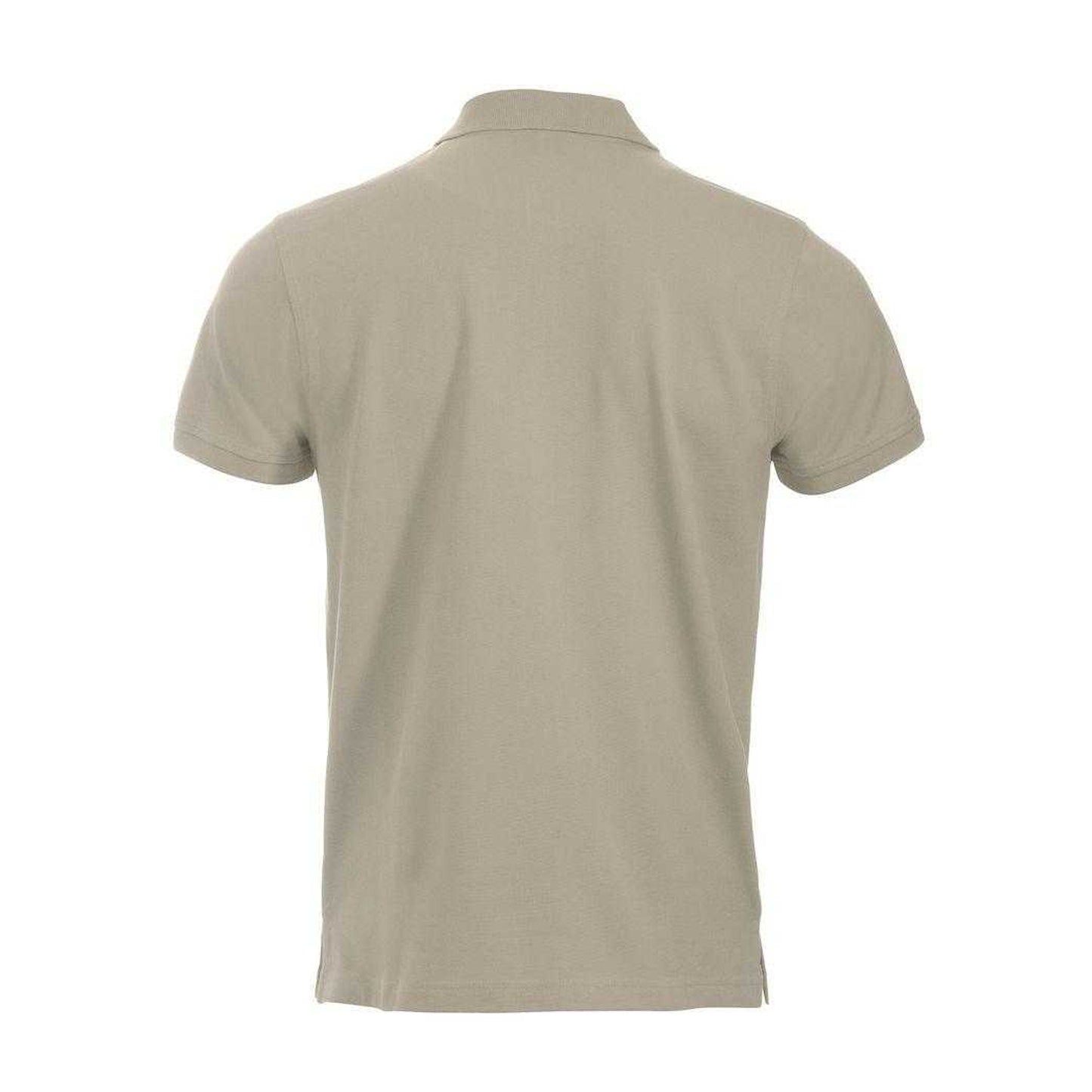 Light Khaki - Back - Clique Mens Classic Lincoln Polo Shirt