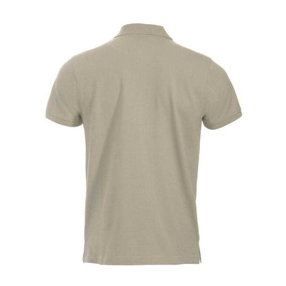 Light Khaki - Back - Clique Mens Classic Lincoln Polo Shirt