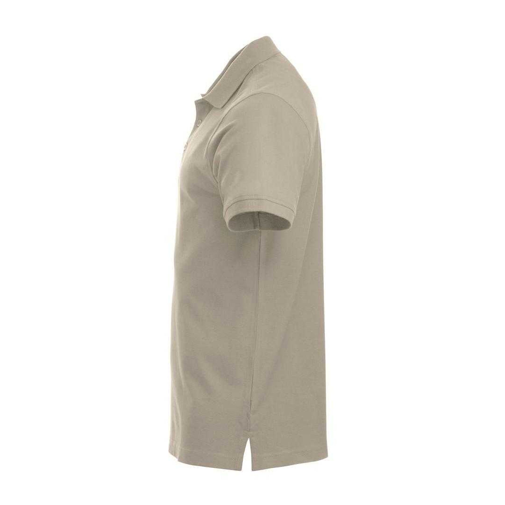 Light Khaki - Side - Clique Mens Classic Lincoln Polo Shirt