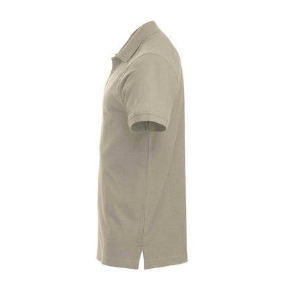 Light Khaki - Side - Clique Mens Classic Lincoln Polo Shirt