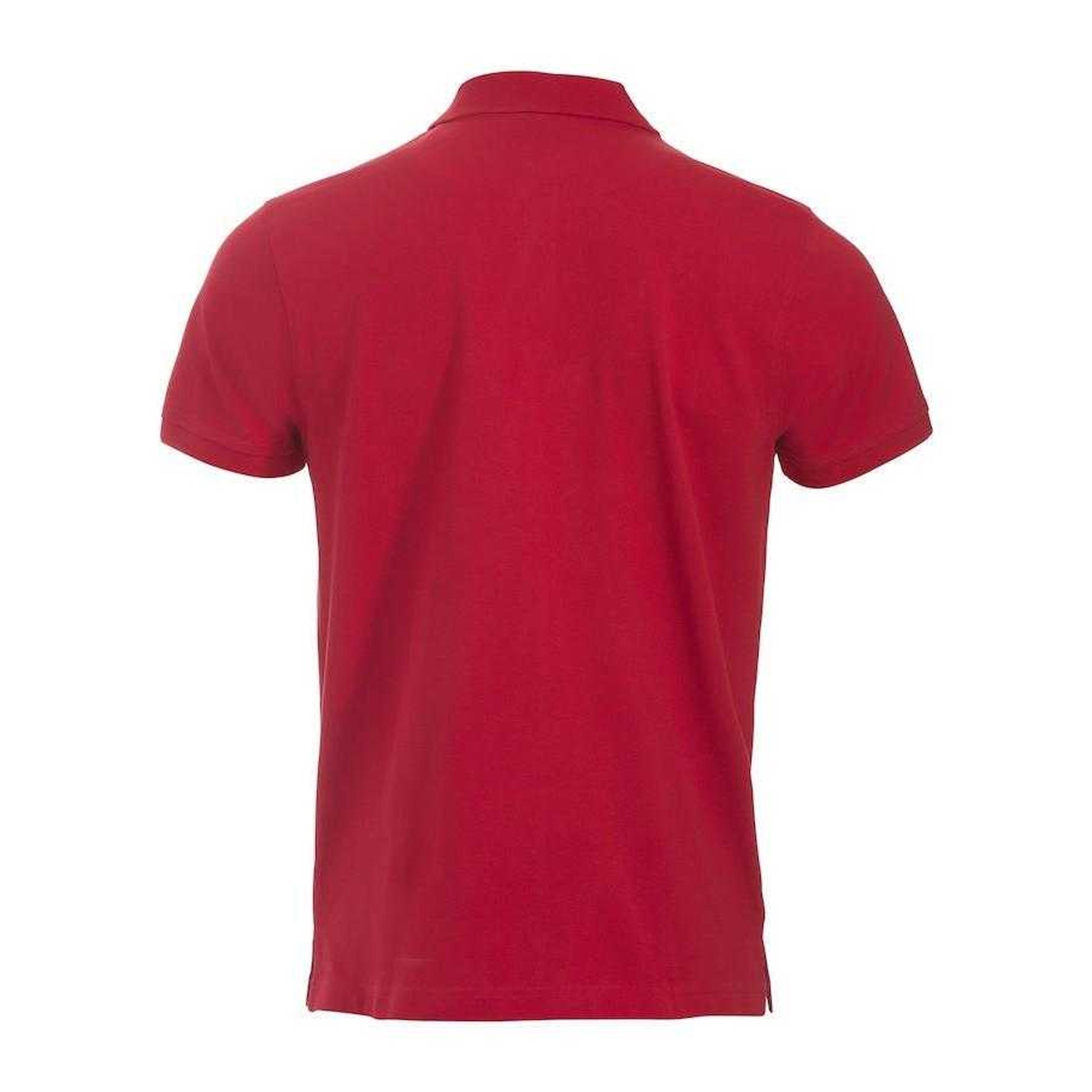 Red - Back - Clique Mens Classic Lincoln Polo Shirt