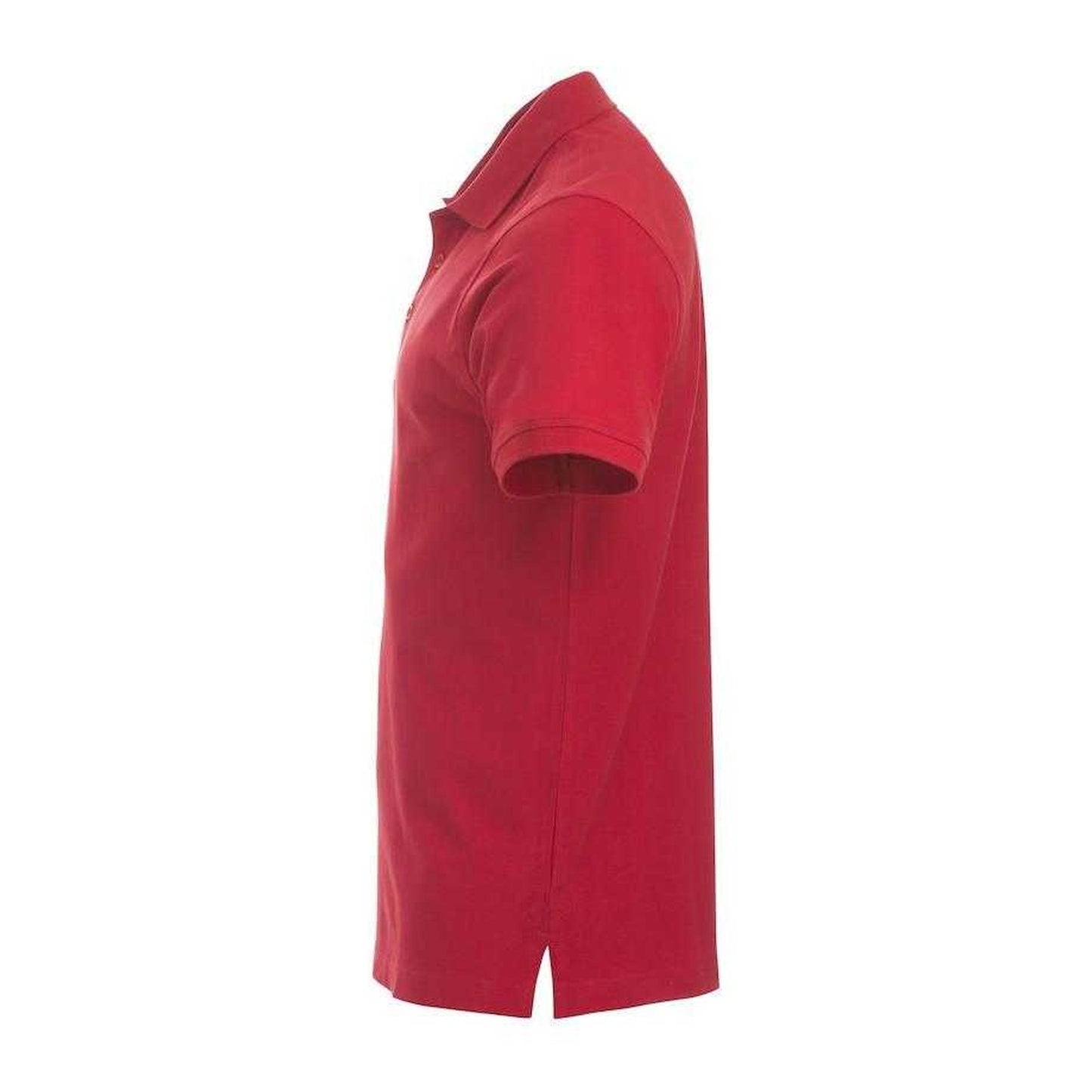 Red - Side - Clique Mens Classic Lincoln Polo Shirt