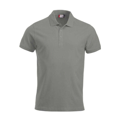 Silver - Front - Clique Mens Classic Lincoln Polo Shirt