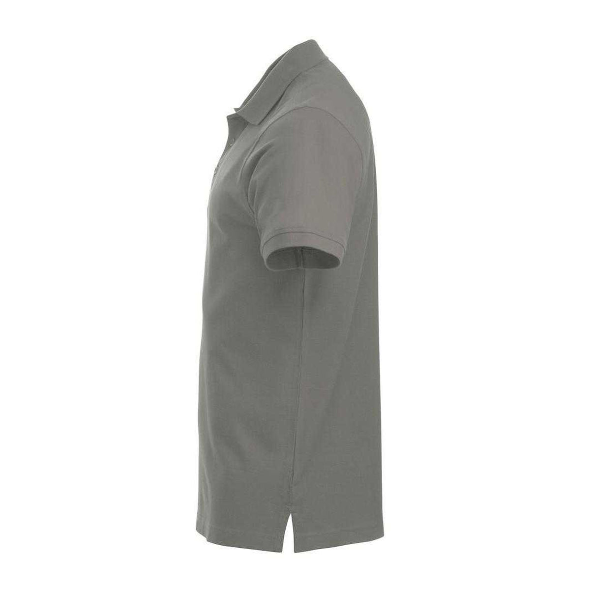 Silver - Side - Clique Mens Classic Lincoln Polo Shirt