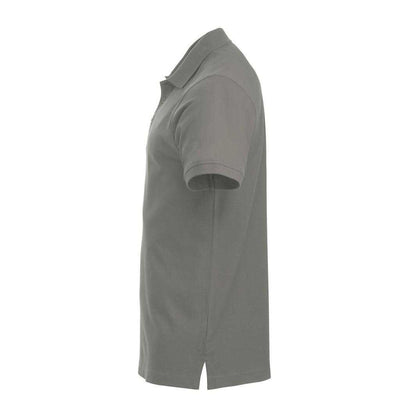 Silver - Side - Clique Mens Classic Lincoln Polo Shirt
