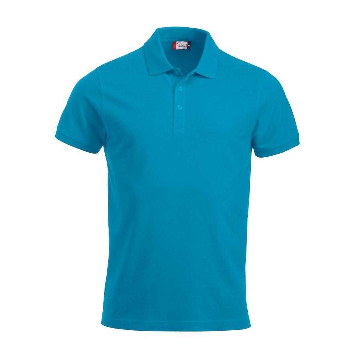 Turquoise - Front - Clique Mens Classic Lincoln Polo Shirt