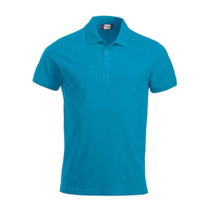 Turquoise - Front - Clique Mens Classic Lincoln Polo Shirt