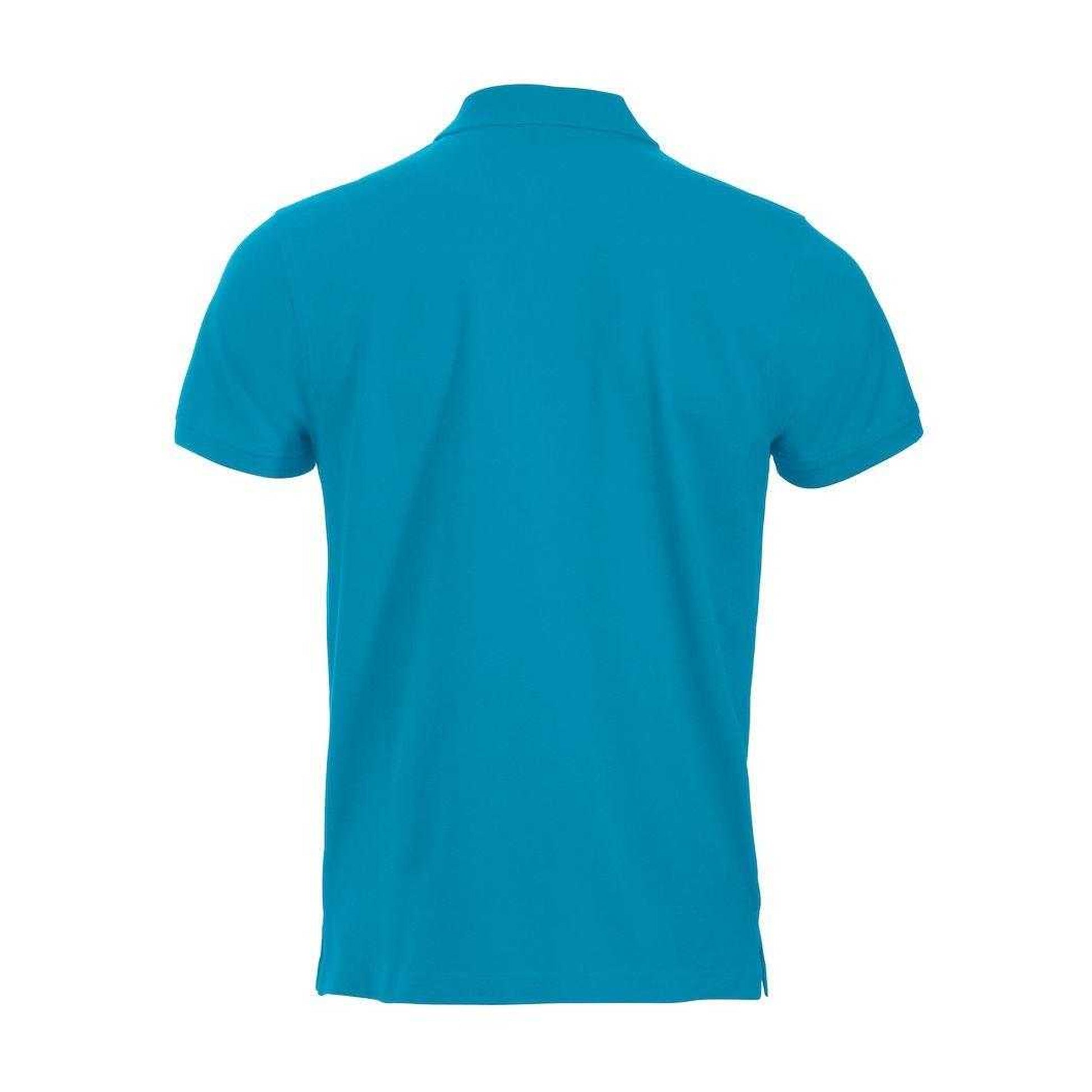 Turquoise - Back - Clique Mens Classic Lincoln Polo Shirt