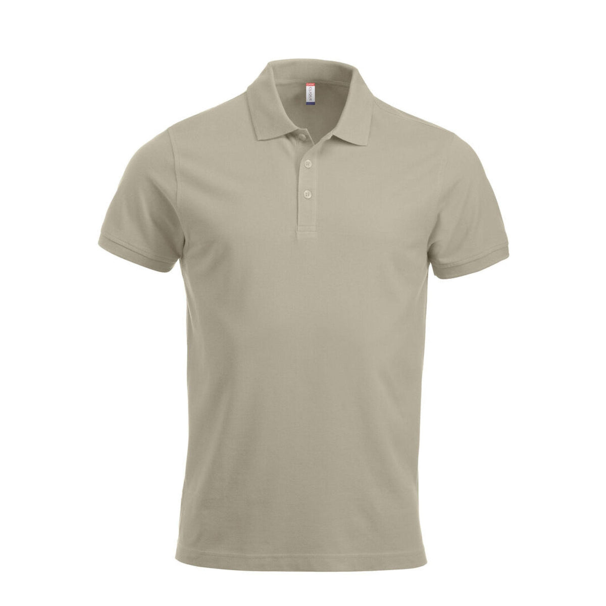 Light Beige - Back - Clique Mens Classic Lincoln Polo Shirt