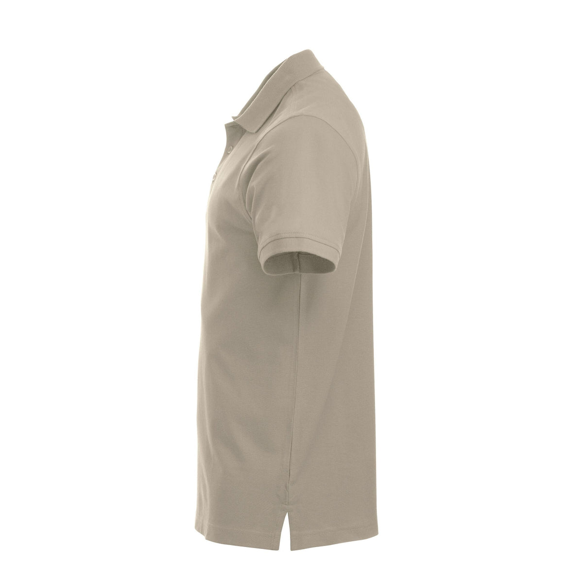 Light Beige - Side - Clique Mens Classic Lincoln Polo Shirt