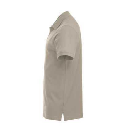 Light Beige - Side - Clique Mens Classic Lincoln Polo Shirt
