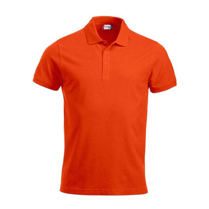 Blood Orange - Front - Clique Mens Classic Lincoln Polo Shirt