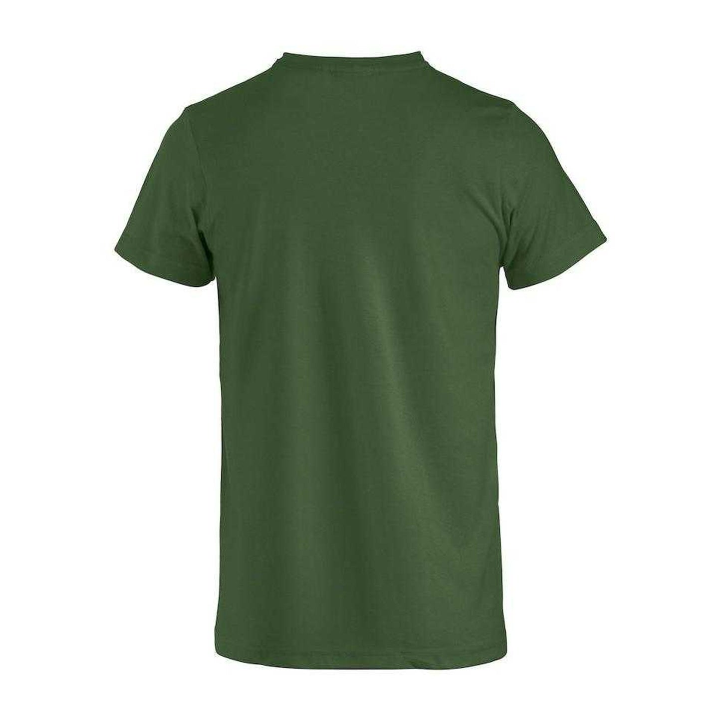 Bottle Green - Back - Clique Mens Basic T-Shirt