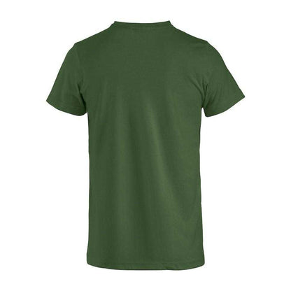Bottle Green - Back - Clique Mens Basic T-Shirt