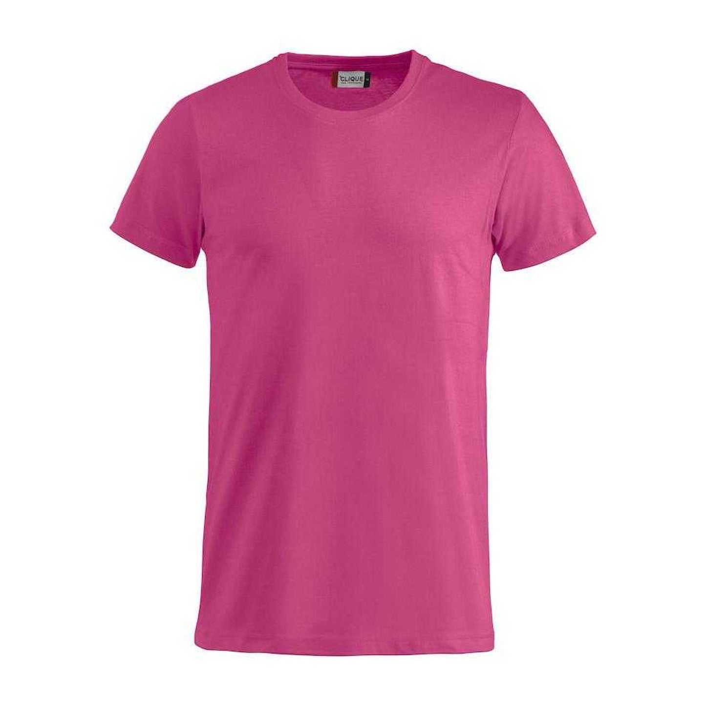 Bright Cerise - Front - Clique Mens Basic T-Shirt