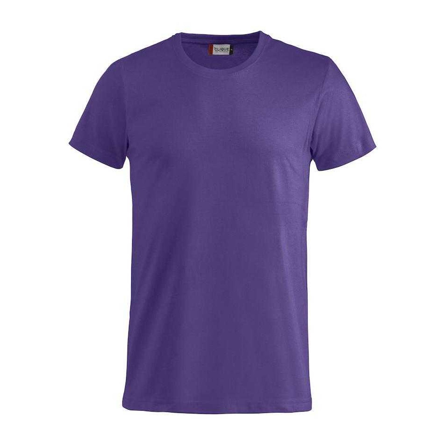 Bright Lilac - Front - Clique Mens Basic T-Shirt