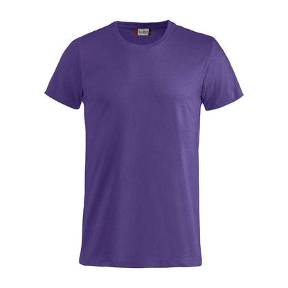 Bright Lilac - Front - Clique Mens Basic T-Shirt