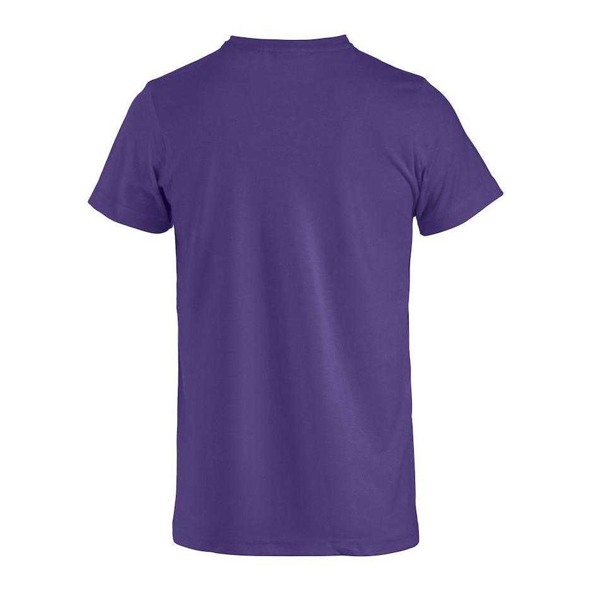 Bright Lilac - Back - Clique Mens Basic T-Shirt