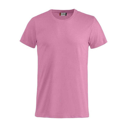Bright Pink - Front - Clique Mens Basic T-Shirt