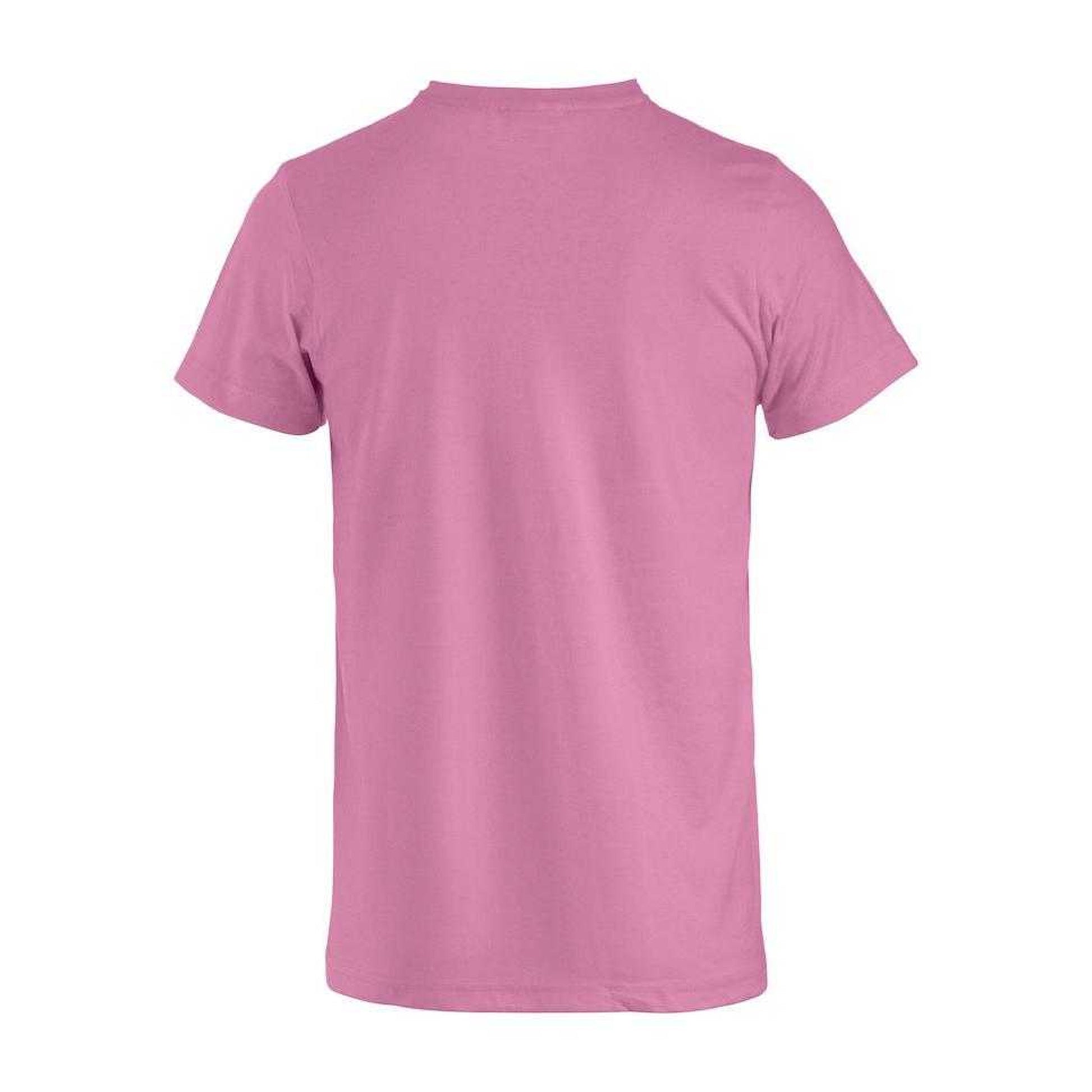 Bright Pink - Back - Clique Mens Basic T-Shirt