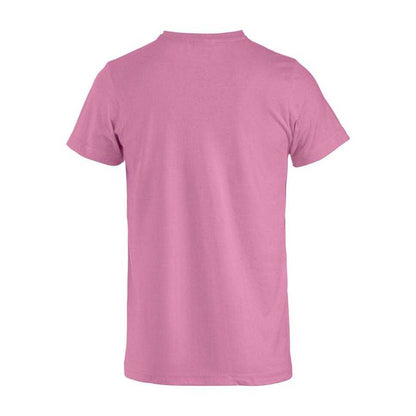 Bright Pink - Back - Clique Mens Basic T-Shirt